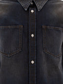 Camisa de mezclilla de gran tamaño de acne estudios