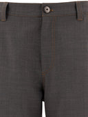 Brunello cucinelli "weich gebogene" Wollhose "