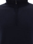 John Smedley "Tapton" Pull à moitié zippé