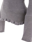 Cecilie Bahnsen "Oda" Ribbed Polo Shirt