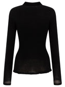 Cecilie Bahnsen "Oda" Ribbed Polo Shirt