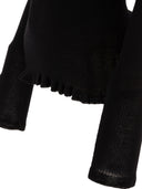 Cecilie Bahnsen "Oda" Ribbed Polo Shirt