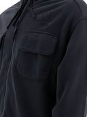 C.P. Company "Brushed And Emerized Diagonal Fleece" Zipped Hoodie