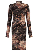 Etro gedrucktes Chenille -Kleid