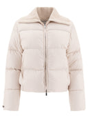 Peserico Down Jacket con cuello de lana