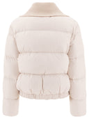 Peserico Down Jacket con cuello de lana