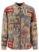 Rrl By Ralph Lauren Patchwork Jacquard Shirt