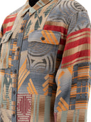 Rrl By Ralph Lauren Patchwork Jacquard Shirt