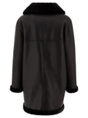 B&W Coat Reversible de piel de oveja