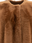Max Mara Atelier Lacon Shearling 가역적 코트