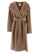 Max Mara S Alpaca And Wool Belted Coat