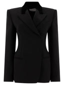 Max Mara Sportmax Tailored Blazer In Technical Wool