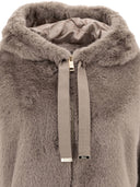 Herno "Faux Mink Fur" kort frakk