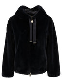 Herno "faux mink pels" kort frakke