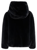 Herno "faux mink pels" kort frakke