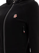 Moncler Grenoble Hooded Fleece Jacket With Zip