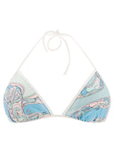Emilio Pucci Orchidee Print Bikini Top
