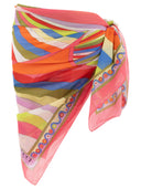 Emilio Pucci Iride And Onde Printed Sarong