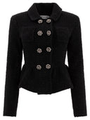 Self Portrait "Textured Knit" Blazer