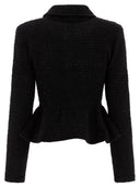 Self Portrait "Textured Knit" Blazer