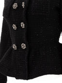 Self Portrait "Textured Knit" Blazer