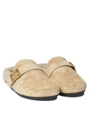 Tory Burch "Mellow Shearling" Slippers