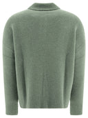 Ami Paris "Ami De Coeur" Alpaca Polo Shirt