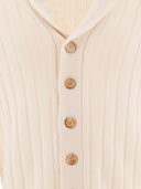 Brunello Cucinelli Cashmere Flat Rib 가디건