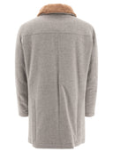 Brunello Cucinelli incollato Cashmere Beaver Coat