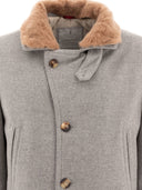 Brunello Cucinelli incollato Cashmere Beaver Coat