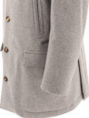 Brunello Cucinelli incollato Cashmere Beaver Coat