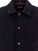 Brunello Cucinelli Wool Double Beaver Bomber Jacket