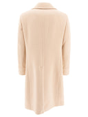 Brunello Cucinelli Camel Double Breasted Wool