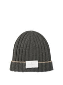 Brunello Cucinelli Ribbed Cashmere Knit Beanie