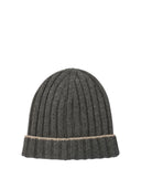 Brunello Cucinelli Ribbed Cashmere Knit Beanie