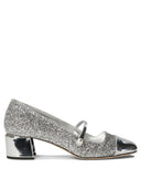 Jimmy Choo "Elisa 45" Glittered Pumps