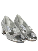 Jimmy Choo "Elisa 45" Glittered Pumps