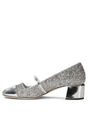 Jimmy Choo "Elisa 45" Glittered Pumps
