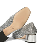 Jimmy Choo "Elisa 45" Glittered Pumps