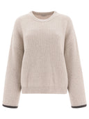 Brunello Cucinelli "Dazzling" Cashmere And Silk Sweater