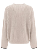 Brunello Cucinelli "Dazzling" Cashmere And Silk Sweater