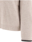 Brunello Cucinelli "Dazzling" Cashmere And Silk Sweater