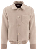 Brunello Cucinelli Wool Bomber a doppio castoro