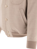 Brunello Cucinelli Wool Bomber a doppio castoro