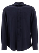 면화 플란넬의 Brunello Cucinelli 셔츠