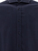 면화 플란넬의 Brunello Cucinelli 셔츠