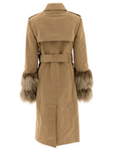 Burberry trenchcoat med manchetdetaljer