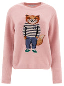 Maison Kitsuné "intarsia fox" maglione