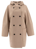 Max Mara Double Breasted Coat i ull og kashmir