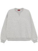 Gucci Felpa en Jersey di Cotone Congototipo en Rilievo